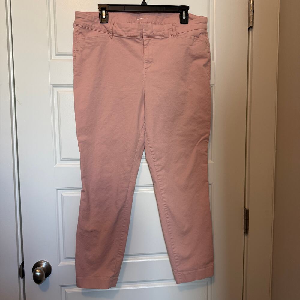 Old Navy Pixie Pants Pink HOLE PLEASE READ Size 14